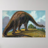 Poster Brontosaurus Dinosaur (Devant)