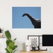 Poster Brontosaurus dinosaure (Bureau à domicile)