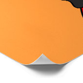 Poster Brontosaurus Habillé De Vêtements Hip hop. (Coin)