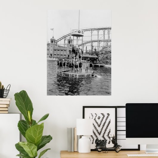 Poster Bronx Amusement Park, années 1920 (Bureau à domicile)