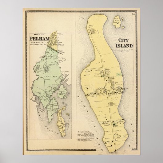 Poster Bronx Westchester Comté de New York (Devant)