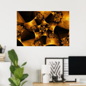 Poster Bronze. (Bureau à domicile)