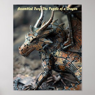 Poster Bronze Sentinel Dragon Puzzle