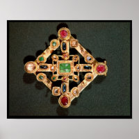 Brooch in the form of a Greek cross