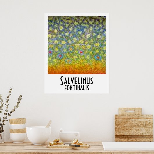 Poster Brook Truite (Cuisine)