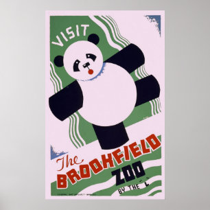 Poster Brookfield Zoo Panda