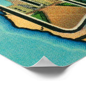 Poster Brookings, Oregon - Scènes de grandes lettres (Coin)