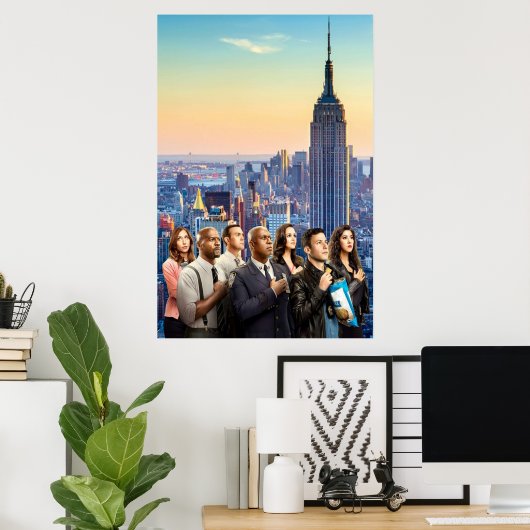 Poster Brooklyn 99 Cast (Bureau à domicile)