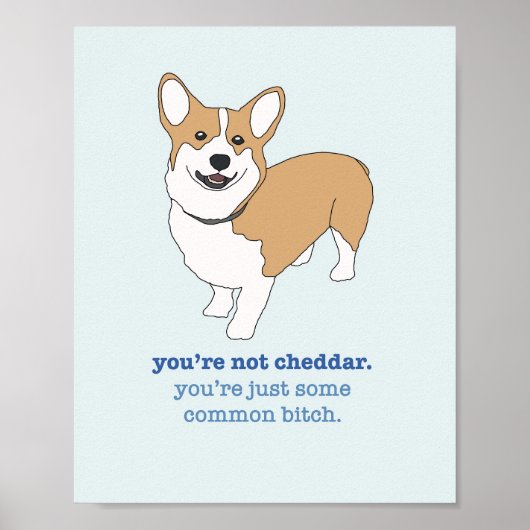 Poster Brooklyn 99 Cheddar (Devant)