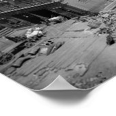 Poster Brooklyn Bridge and Docks, 1905. Photo vintage (Coin)