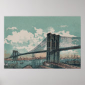Poster Brooklyn Bridge Imprimer (Devant)