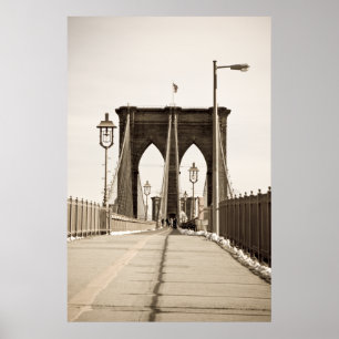 Poster Brooklyn Bridge imprimer