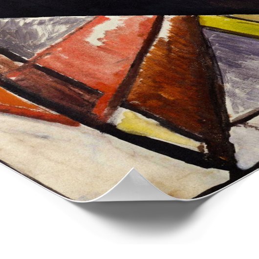 Poster Brooklyn Bridge par Albert Gleizes (Coin)