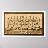 Poster Brooklyn Dodgers Baseball 1913 (Devant)