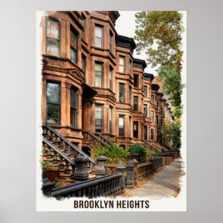 Poster Brooklyn Heights Brooklyn