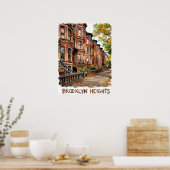 Poster Brooklyn Heights Brooklyn (Cuisine)