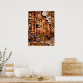 Poster Brooklyn Heights Brooklyn (Cuisine)