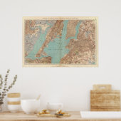 Poster Brooklyn, Jersey City et Hoboken (Cuisine)