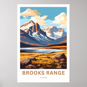 Poster Brooks Alaska Travel Print