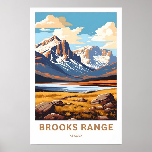 Poster Brooks Alaska Travel Print (Devant)