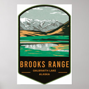 Poster Brooks Range Galbraith Lake