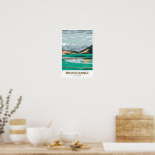 Poster Brooks Range Mountains Alaska Vintage (Cuisine)