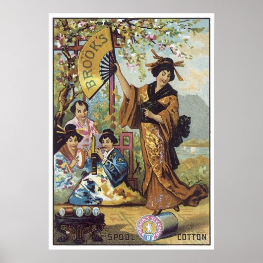 Poster Brooks Spool Cotton Japon (Devant)