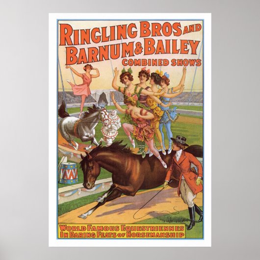 Poster Bros à sonneries. Annonce équestrienne 1910 (Devant)