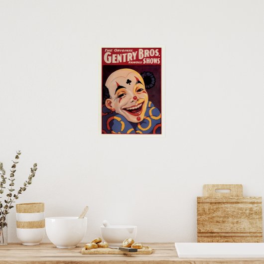 Poster Bros. Cirque vintage (Cuisine)