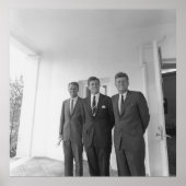Poster Bros, président John Kennedy, Robert & Ted (Devant)