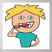 Poster Brossage des dents (Devant)