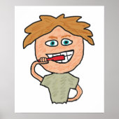 Poster Brossage des dents (Devant)