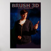 Poster Brosse 3D (Devant)