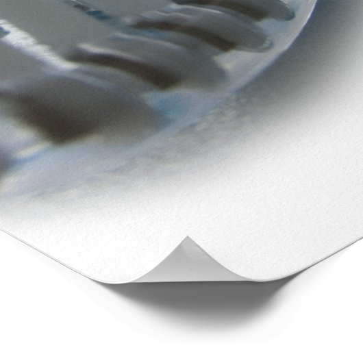 Poster Brosse à dents et dentifrice (Coin)