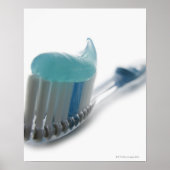 Poster Brosse à dents et dentifrice (Devant)