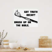 Poster Brosse-toi sur la Bible (Cuisine)