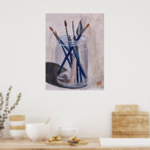 Poster Brosses à peindre (Cuisine)