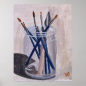 Poster Brosses à peindre (Devant)