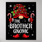 Poster Brother Gnome Matching Christmas Pjs For Family (Devant)