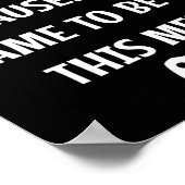 Poster Brother Gymnastique A Interrompu Mon Jeu Pour Être (Coin)