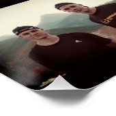 Poster Brother moderne Meilleurs amis Dark Photo Collage (Coin)