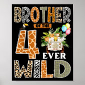 Poster Brother Of The Four Ever Wild Safari 4th Birthday (Devant)