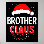 Poster Brother Santa Claus Christmas Matching Costume (Devant)