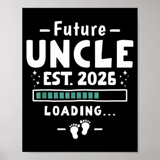 Poster Brother To Uncle Pregnancy Announcement - Future U (Devant)