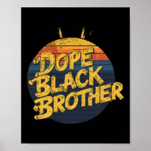 Poster Brothers Day Black Men Are Drug African American G