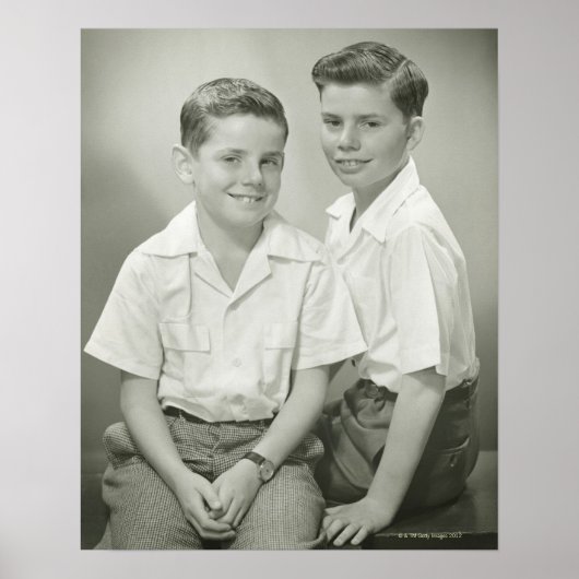Poster Brothers in Studio (Devant)
