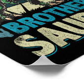 Poster Brothersaurus T Rex Dinosaur Brother Famille Sauru (Coin)