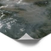 Poster Brouillard à travers la plaine de la Chine du Nord (Coin)