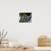 Poster Brouillard à travers la plaine de la Chine du Nord (Cuisine)