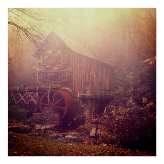 Poster Brouillard matinal (Devant)